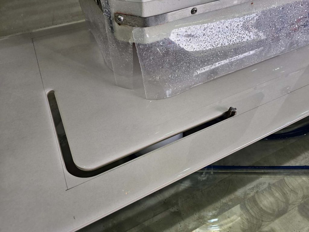 CNC cutting for BJS sintered stone