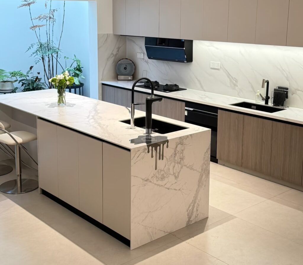BJS Sintered stone cabinet countertop