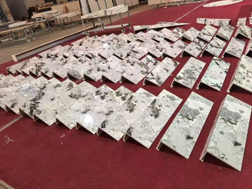 bjs sintered stone hot bending for stair step (2)